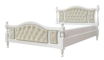 Кровать 1.5-спальная Жасмин (Белый античный) 140х200 в Одинцово