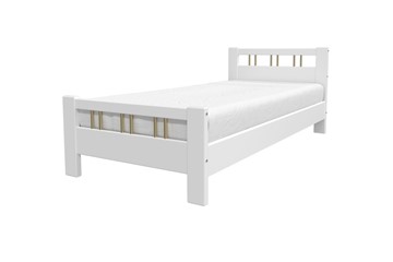 Односпальная кровать Вероника-3 (Белый Античный) 90х200 в Подольске
