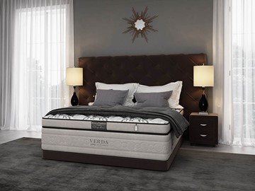 Кровать 2-спальная Style/Basement 160х200, Флок (Велсофт Спелая слива) в Серпухове