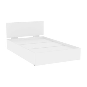 Кровать полуторная Алиса (L10) Белый, с основанием в Химках