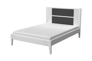 Полутороспальная кровать Бетти из массива сосны (Белый Античный) 140х200 в Одинцово