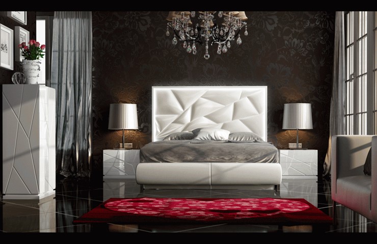 Кровать 1.5-спальная FRANCO KIU 1242 с LED подсветкой изголовья (160х200) в Москве - изображение 11