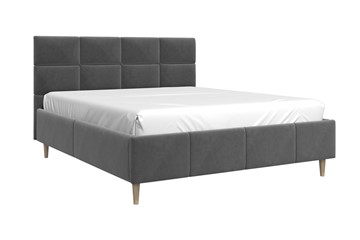 Спальная кровать Ханна 140х200 (Холодный Серый) с основанием в Химках
