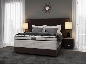 Кровать 2-спальная Style/Podium M 160х200, Флок (Велсофт Спелая слива) в Подольске