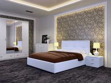 Кровать с подъемным механизмом Adele размер 140*200 в Москве - предосмотр