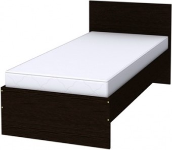 Спальная кровать K09 с основанием, цвет Венге в Одинцово
