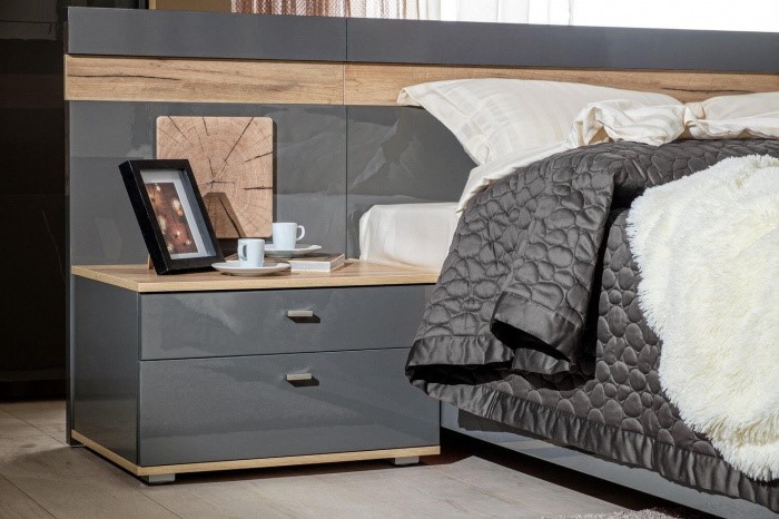 Модульная спальня Фиджи, Дуб золотой/Антрацит в Подольске - изображение 6