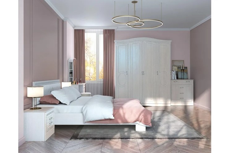 Комод в спальню Гертруда, М3, белая лиственница/ясень жемчужный в Подольске - изображение 5