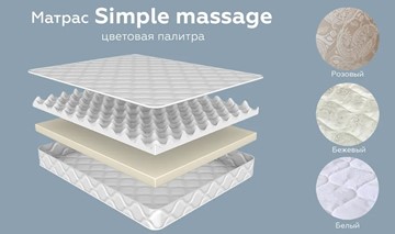 Матрас Simple massage 16 в Москве - предосмотр 1