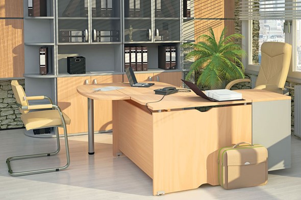 Набор мебели в офис Милан для руководителя отдела в Москве - изображение