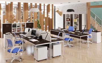 Мебель для персонала Imago S - два стола, две тумбы в Москве