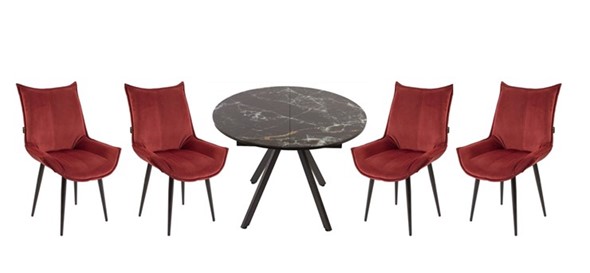 Обеденный набор стол Олимп, 4 стула Осло в Одинцово - изображение