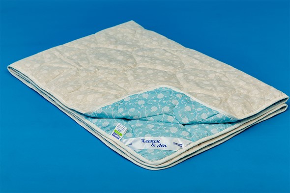 Одеяло легкое двуспальное Хлопок &  Лен в Одинцово - изображение