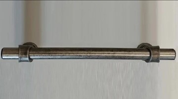 Ручка-скоба (128 мм), античное серебро Прованс в Химках