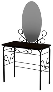 Дамский столик черный, венге в Химках