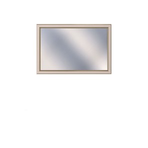 Настенное зеркало Сиена, Бодега белый / патина золото, 92х52 в Серпухове