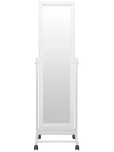 Зеркало напольное BeautyStyle 27 (135х42,5см) Белое в Серпухове - предосмотр 1
