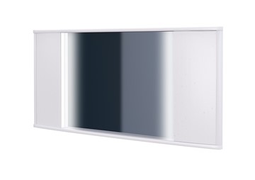 Зеркало прямоугольное Vittoria с подсветкой, Экокожа (Белый) в Одинцово
