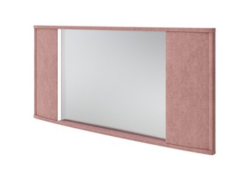 Зеркало настенное Vittoria с подсветкой, Рогожка (Levis 62 Розовый) в Одинцово