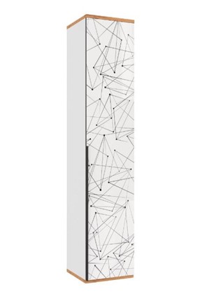 Шкаф одностворчатый Урбан 528.040, белый в Химках - изображение