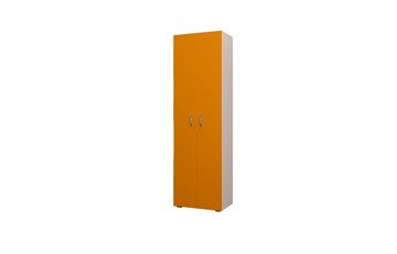 Детский шкаф 600 ДО Млечный дуб, Оранжевый в Подольске