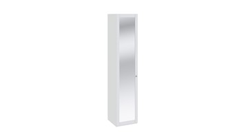Шкаф для белья Ривьера с зеркалом СМ 241.21.001 (Белый) в Коломне