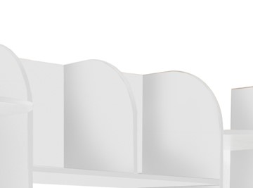 Полка навесная Modul 12 (СМД 13), Белый в Химках