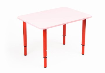 Растущий стол Кузя (Розовый,Красный) в Серпухове
