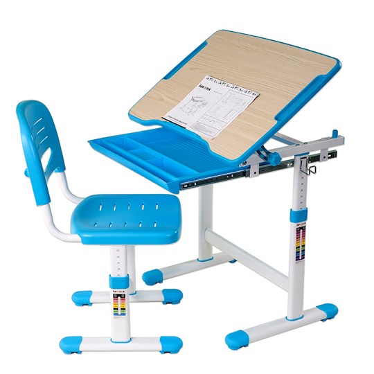 Растущая парта + стул Piccolino Blue в Одинцово - изображение 5