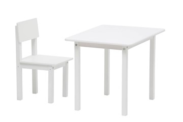 Детский стол и стул POLINI Kids Simple 105 S Белый в Химках
