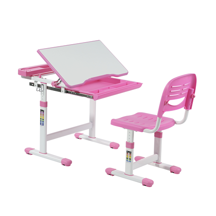 Растущая парта и стул Cantare Pink в Химках - изображение