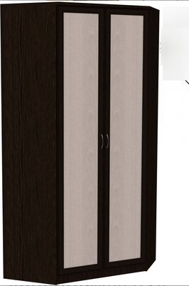 Шкаф распашной 403 несимметричный, цвет Венге в Подольске - изображение