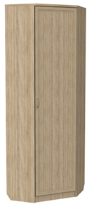 Шкаф 402 угловой со штангой, цвет Дуб Сонома в Подольске - предосмотр