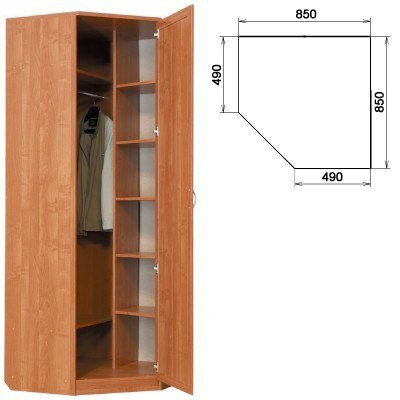 Шкаф 400 угловой, цвет Дуб Сонома в Химках - изображение 1