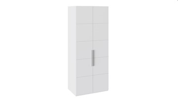 Шкаф распашной Наоми с 2-мя дверями, цвет Белый глянец СМ-208.07.03 в Одинцово