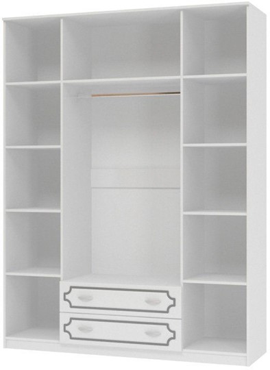 Шкаф четырехстворчатый Лак (Белый Жемчуг) в Одинцово - изображение 1
