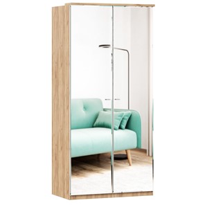 Шкаф двухстворчатый с 2-мя зеркалами Фиджи, 659.238, цвет белый в Подольске