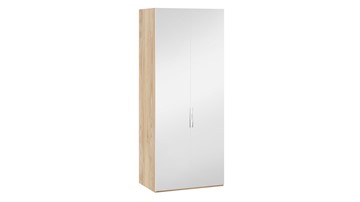 Шкаф для одежды Эмбер СМ-348.07.004 (Яблоня Беллуно/Белый глянец) в Подольске