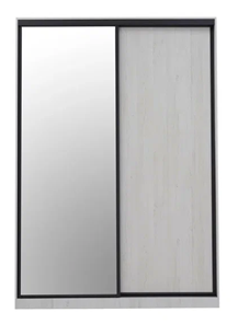 Шкаф с зеркалом Ивару Винтер-6.16, винтерберг/темно-серый в Москве