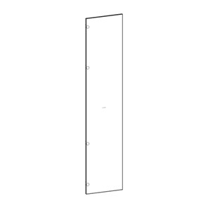 Шкаф с глухим фасадом Марсель 450 (белый) в Коломне - предосмотр 4