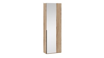 Шкаф угловой с 1 зеркальной дверью Порто (366) СМ-393.07.232 (Яблоня Беллуно/Графит) в Одинцово