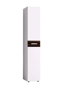 Шкаф для одежды Норвуд 55, Белый-Орех шоколадный в Химках