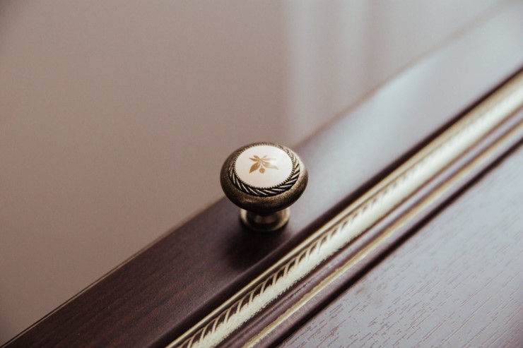 Угловой шкаф-стеллаж Беатрис М14 правый (Орех Гепланкт) в Одинцово - изображение 2