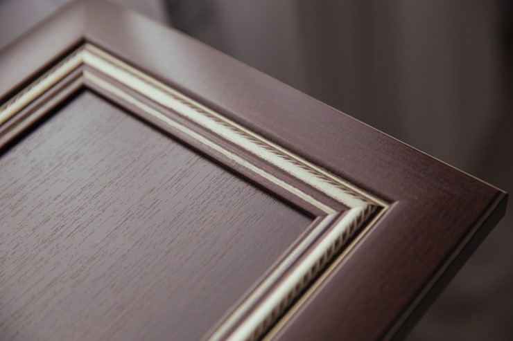 Угловой шкаф-стеллаж Беатрис М14 правый (Орех Гепланкт) в Одинцово - изображение 1