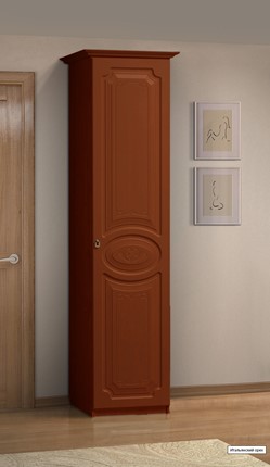 Шкаф-пенал Ивушка-5, цвет Итальянский орех в Москве - изображение