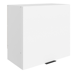 Навесной кухонный шкаф Стоун L600 Н566 (1 дв. гл.) (белый/джелато софттач) в Одинцово