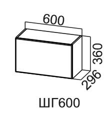 Шкаф кухонный Модус, ШГ600/360, галифакс в Серпухове
