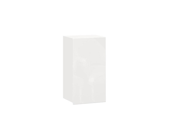 Шкаф кухонный 400, Шервуд, ЛД 281.320.000.158, белый/белый глянец в Москве - изображение