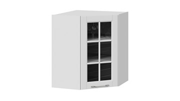 Кухонный угловой шкаф Скай ВУ45_72-(40)_1ДРс (Белоснежный софт) в Подольске