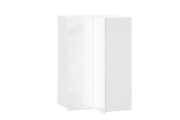 Шкаф кухонный угловой высокий Шервуд, ЛД 281.570.000.170, белый/белый глянец в Одинцово